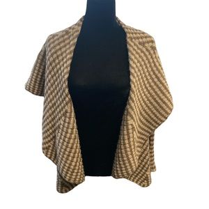 Lineamaglia cape cardigan made in Italy size S EUC wool alpaca coldweather ready